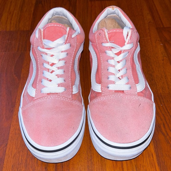 Vans Old Skool Pink Suede Women’s Shoes Size 6 - Picture 5 of 10